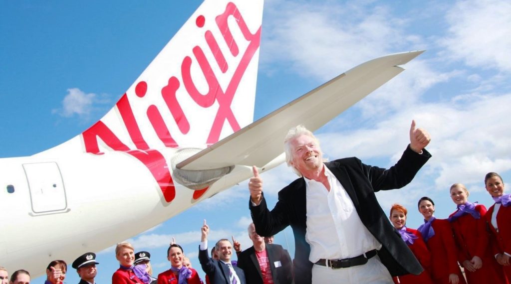 Richard Branson Virgin Airlines